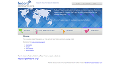 Desktop Screenshot of fedoracommunity.org
